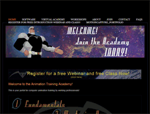 Tablet Screenshot of animationtrainingacademy.com